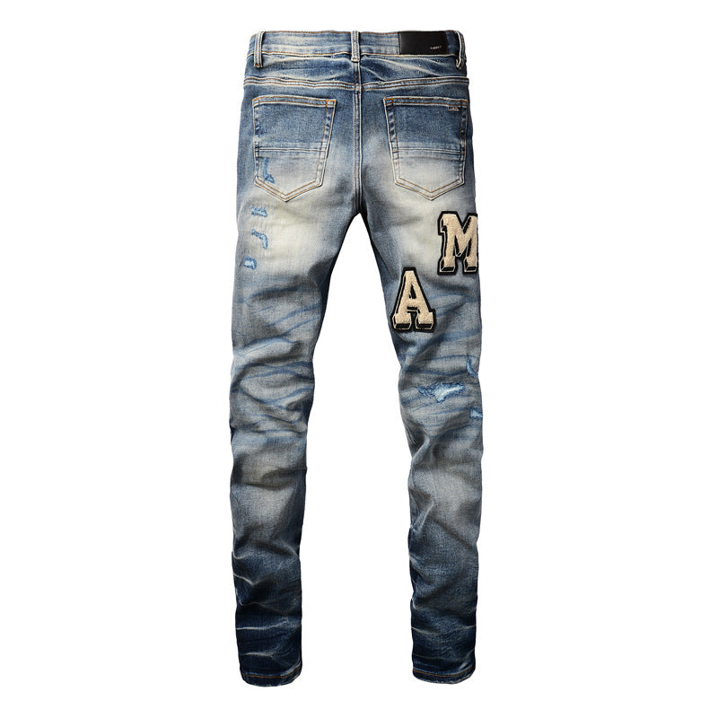 AMIRI Destroyed Slim Jeans – Distressed Denim