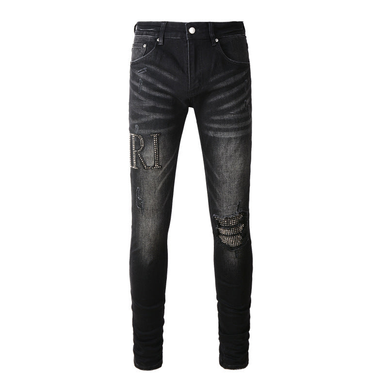 AMIRI Destroyed Slim Jeans – Distressed Denim