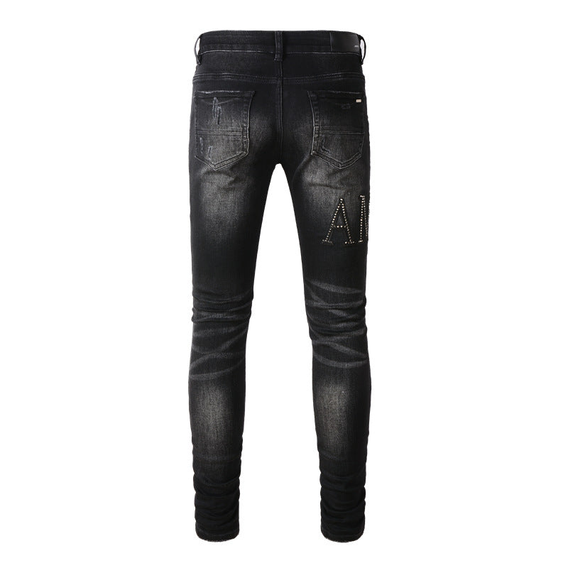 AMIRI Destroyed Slim Jeans – Distressed Denim