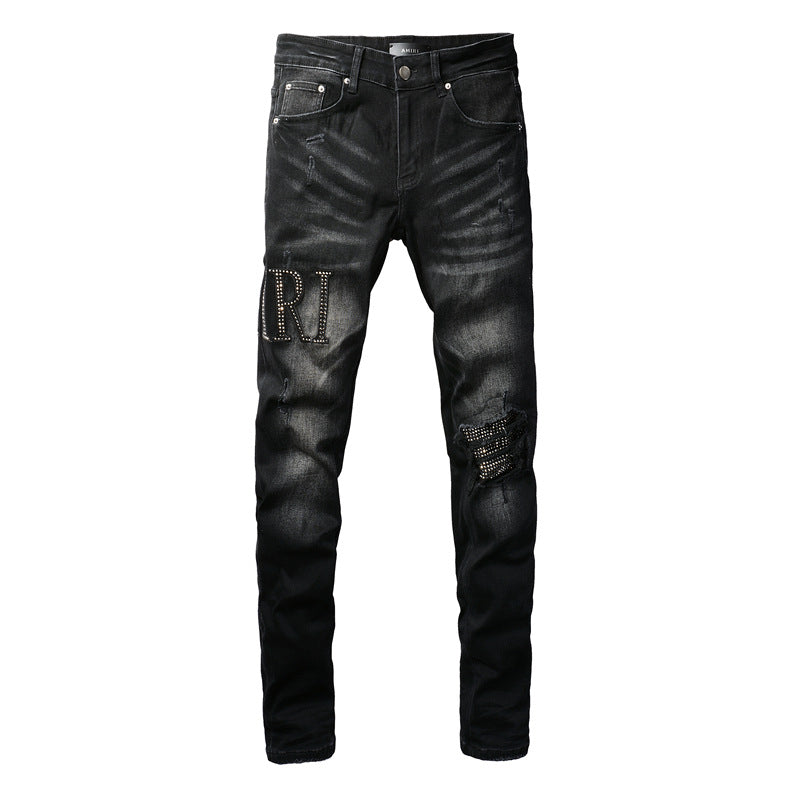 AMIRI Destroyed Slim Jeans – Distressed Denim