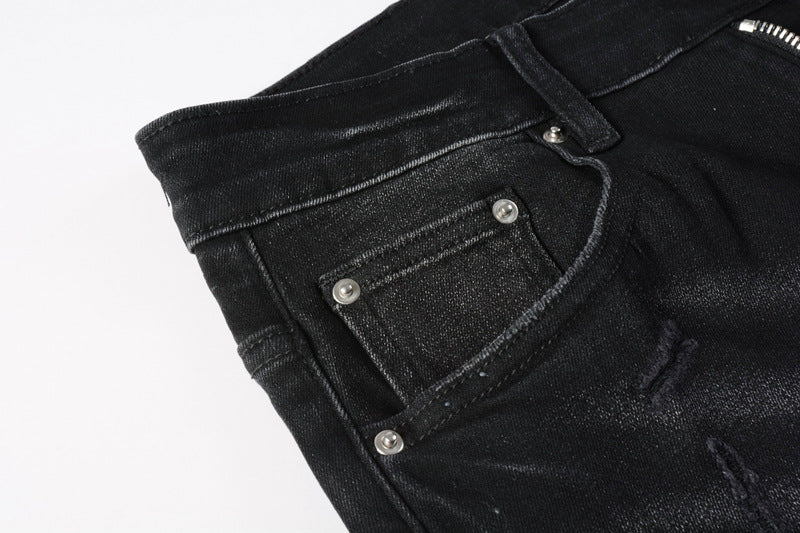 AMIRI Destroyed Slim Jeans – Distressed Denim