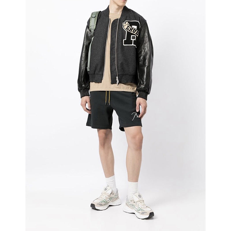 RHUDE Embroidery Logo Shorts – Black