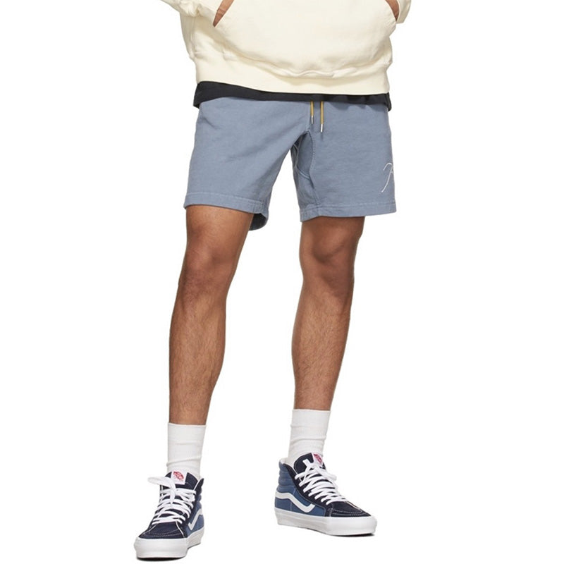 RHUDE Embroidery Logo Shorts – Blue-Violet