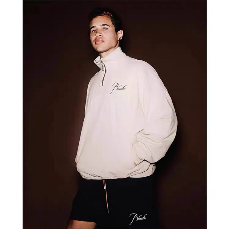 RHUDE Embroidery Logo Shorts – Black