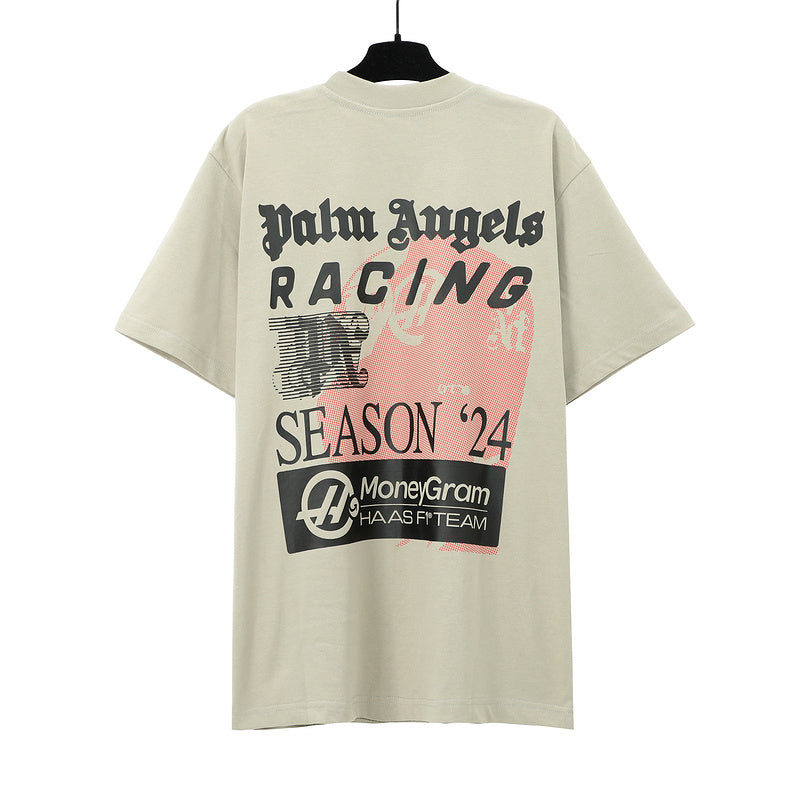 Palm Angels Haas Racing Club T-Shirt – 100% Cotton