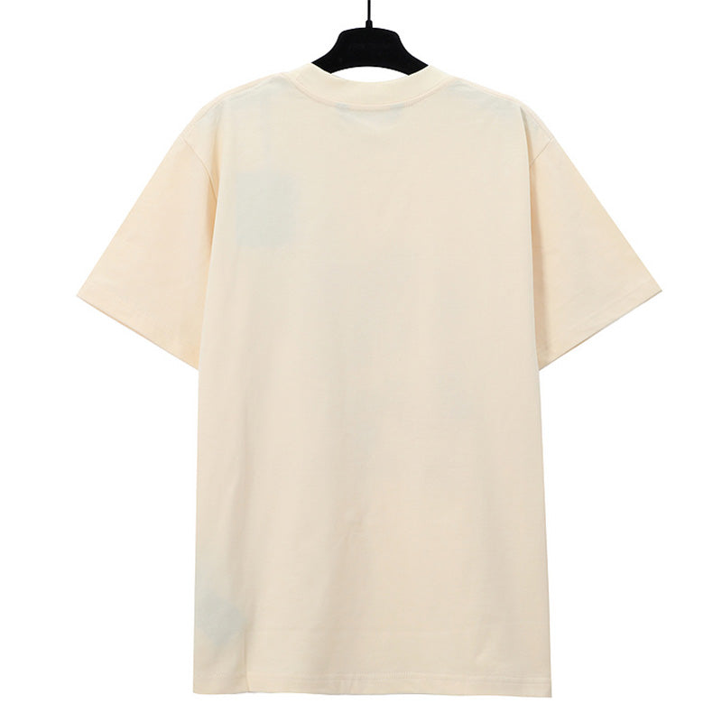 Palm Angels Dragon Monogram T-Shirt – Apricot | 100% Cotton