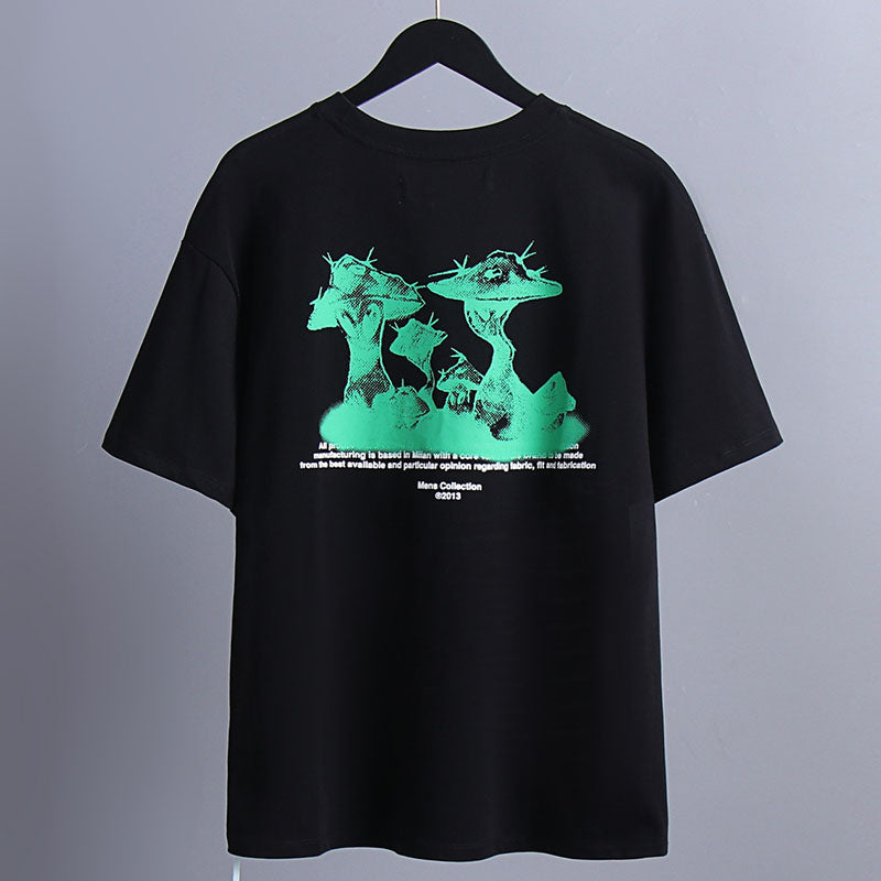 Off-White Mushroom Graphic T-Shirt