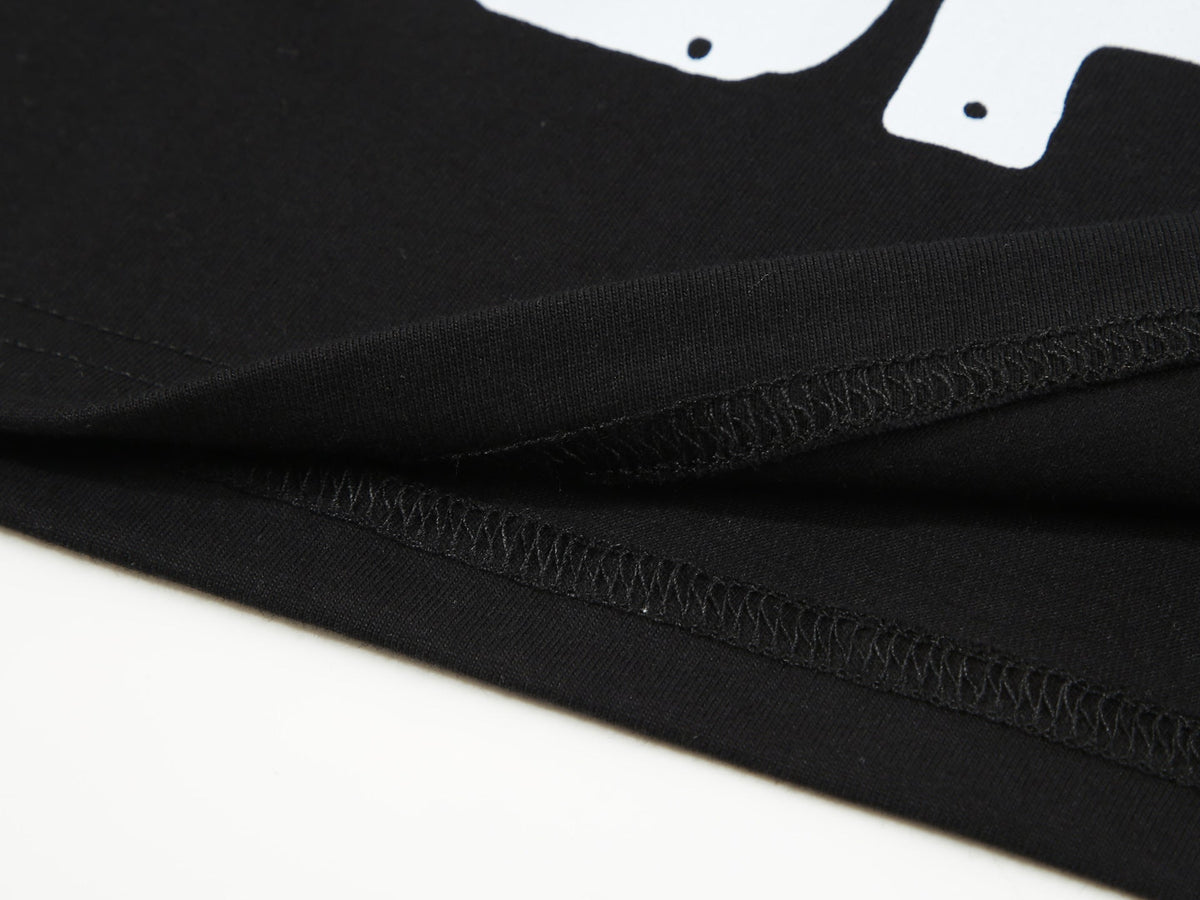Purple Brand Black Logo T-Shirt