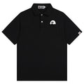 BAPE A Bathing Ape Head Logo Polo Shirt