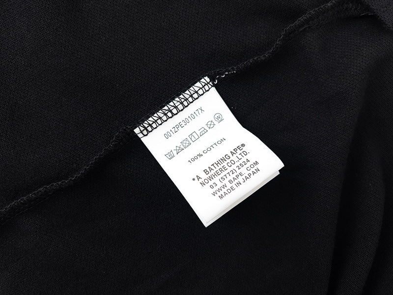 BAPE A Bathing Ape Head Logo Polo Shirt