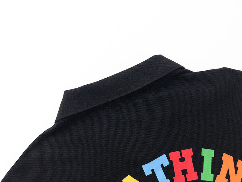 BAPE A Bathing Ape Head Logo Polo Shirt