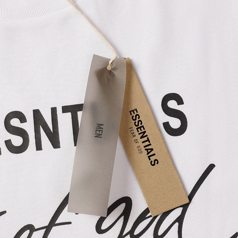 Fear of God Essentials T-Shirt – Black / White