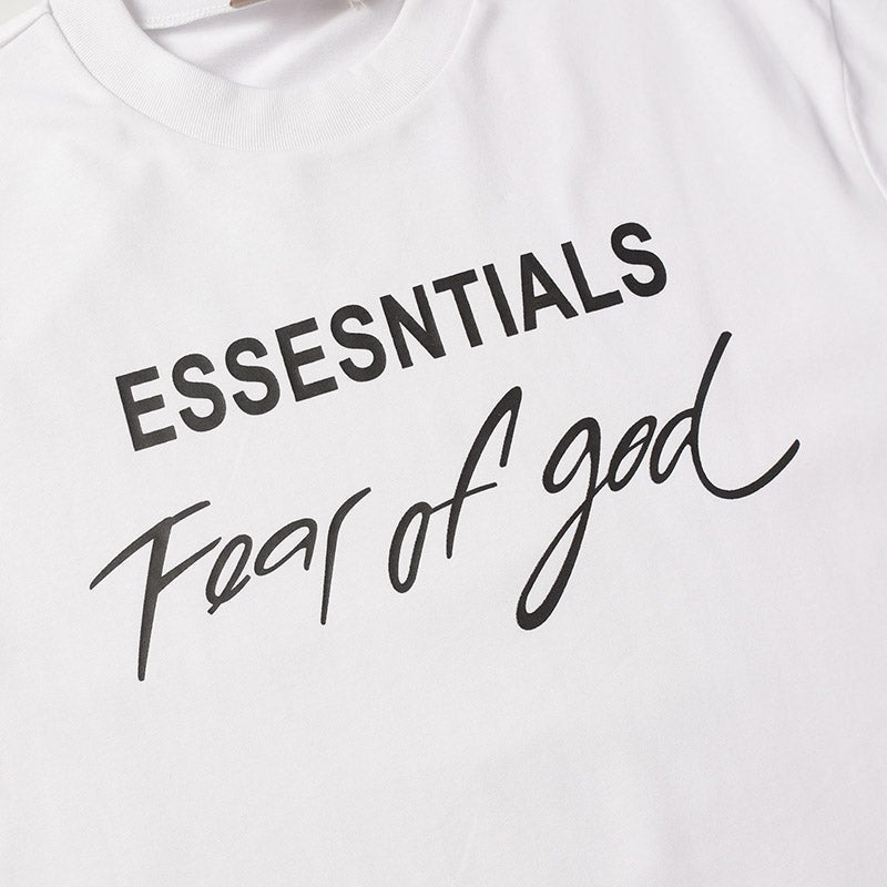 Fear of God Essentials T-Shirt – Black / White