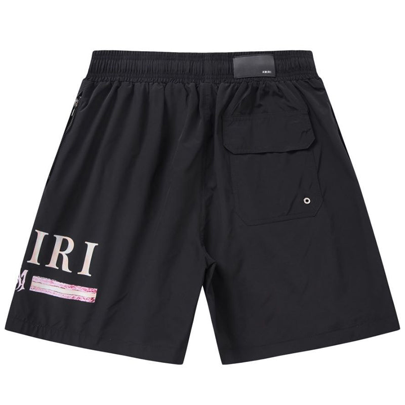 AMIRI Logo-Print Swim Shorts