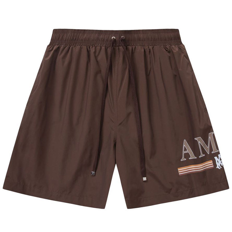 AMIRI Logo-Print Swim Shorts
