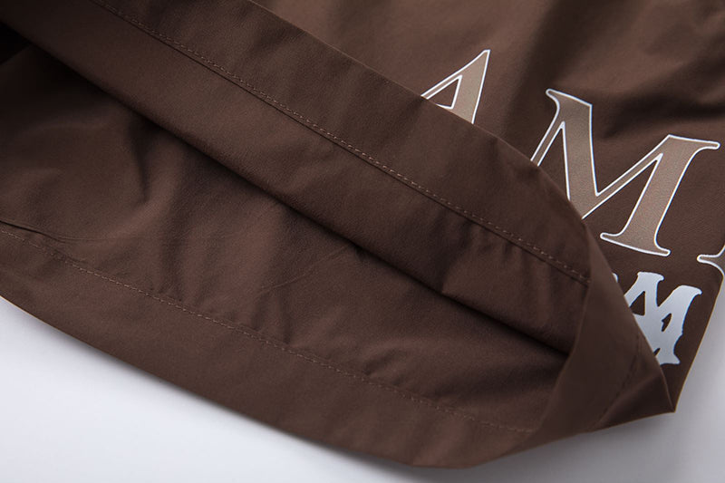 AMIRI Logo-Print Swim Shorts