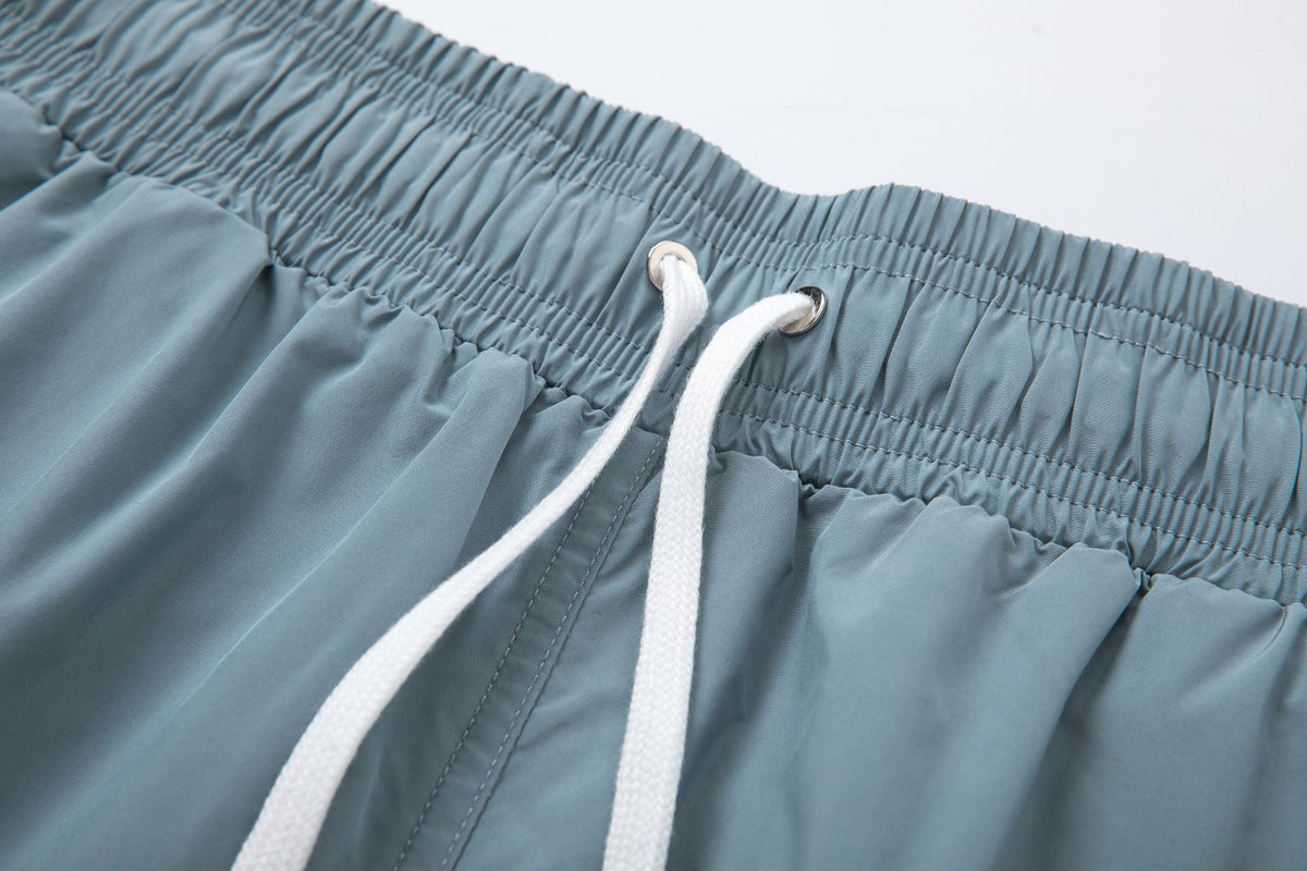 AMIRI Logo-Print Swim Shorts