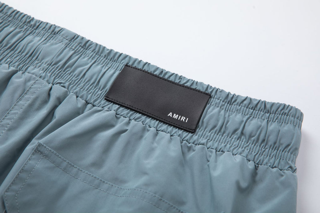 AMIRI Logo-Print Swim Shorts