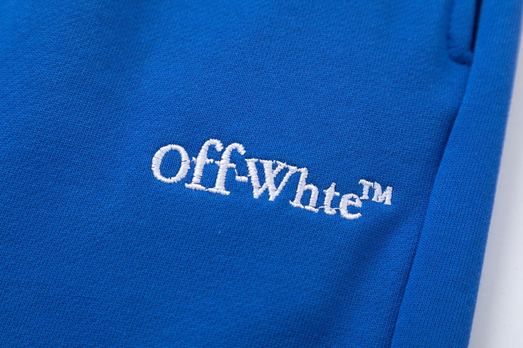OFF-WHITE Bookish Bit Logo Sweatshorts