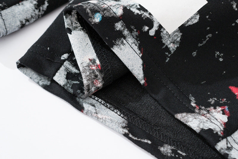 OFF-WHITE Seeing Things Allover Print Shorts