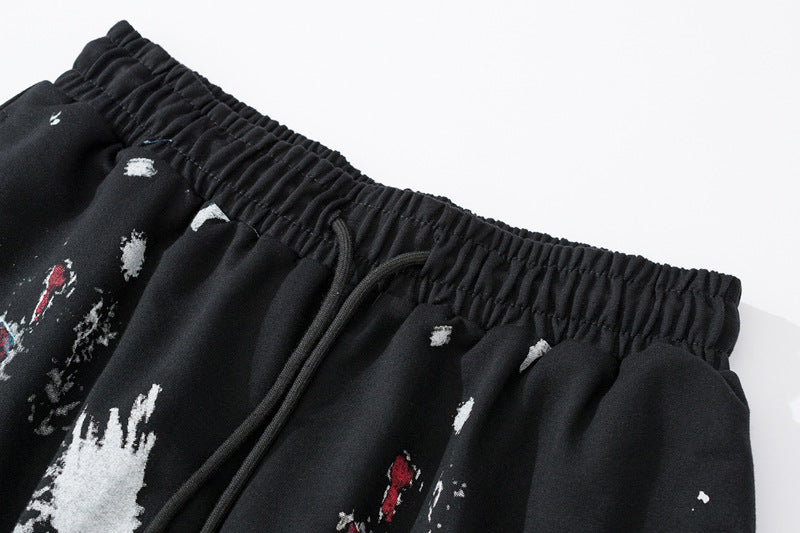 OFF-WHITE Seeing Things Allover Print Shorts