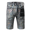 Purple Brand Relaxed Fit Denim Shorts #5028