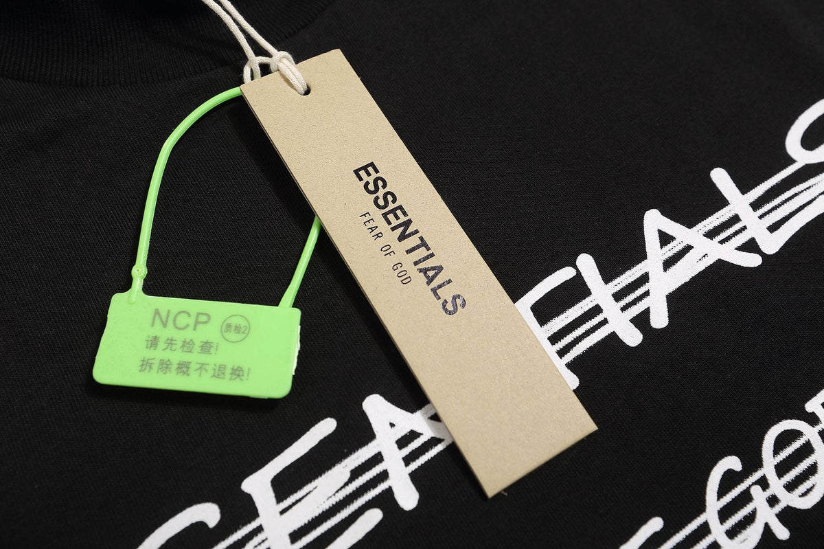 Fear of God Essentials T-Shirt – Black / White