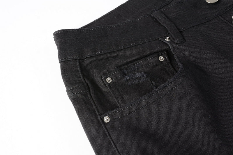 AMIRI Slim Fit Distressed Jeans – Full Length Denim