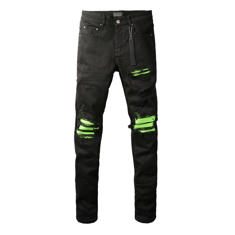 AMIRI Slim Fit Distressed Jeans – Full Length Denim