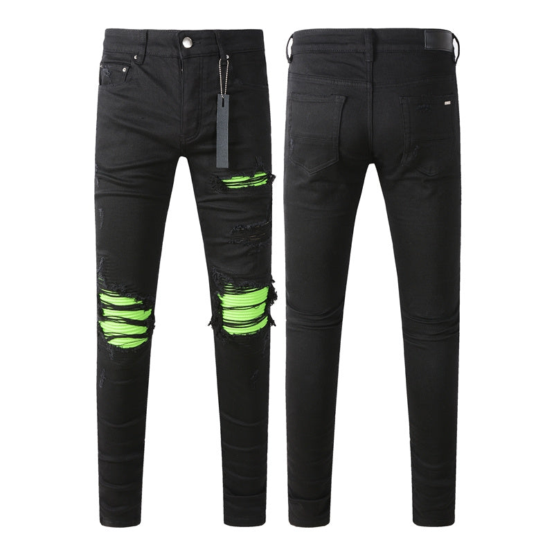 AMIRI Slim Fit Distressed Jeans – Full Length Denim