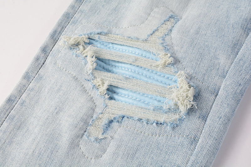 AMIRI Slim Fit Distressed Jeans – Full Length Denim