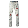 AMIRI Slim Fit Distressed Jeans – Full Length Denim