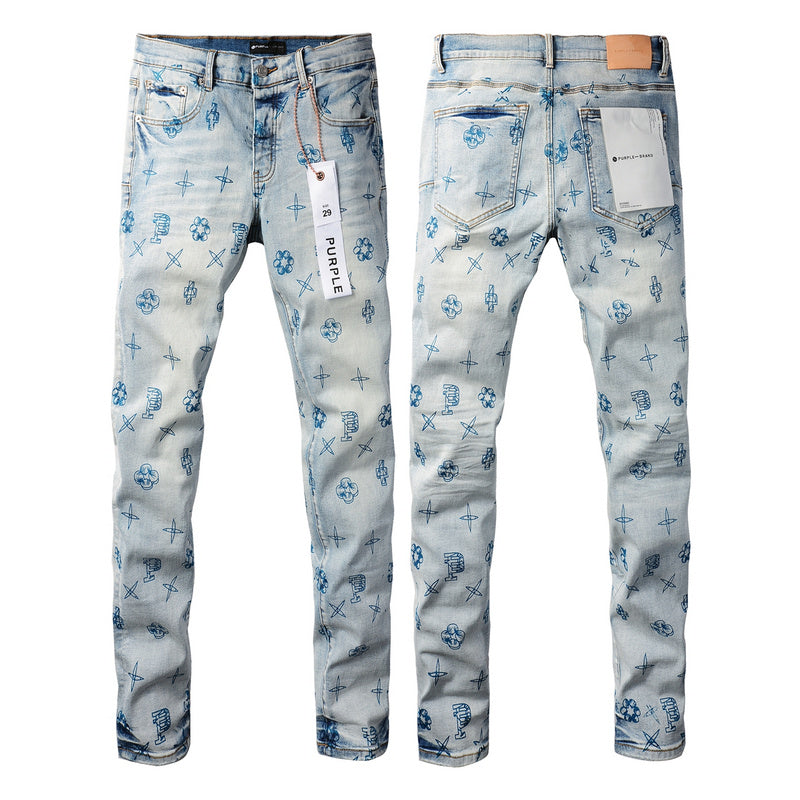 Purple Brand Jeans #9063 – Skinny Fit Distressed Denim