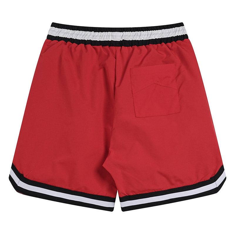 RHUDE Court Logo-Print Basketball Shorts