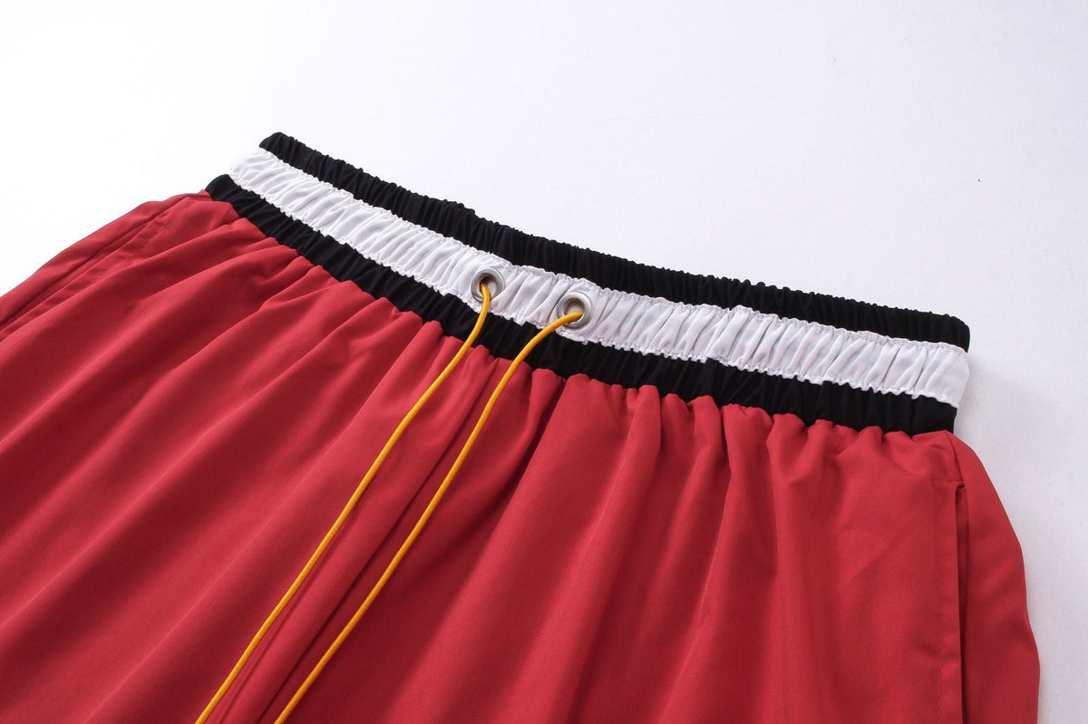 RHUDE Court Logo-Print Basketball Shorts