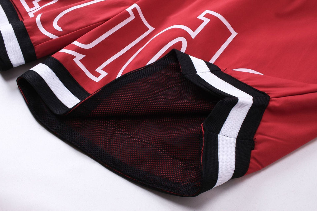 RHUDE Court Logo-Print Basketball Shorts