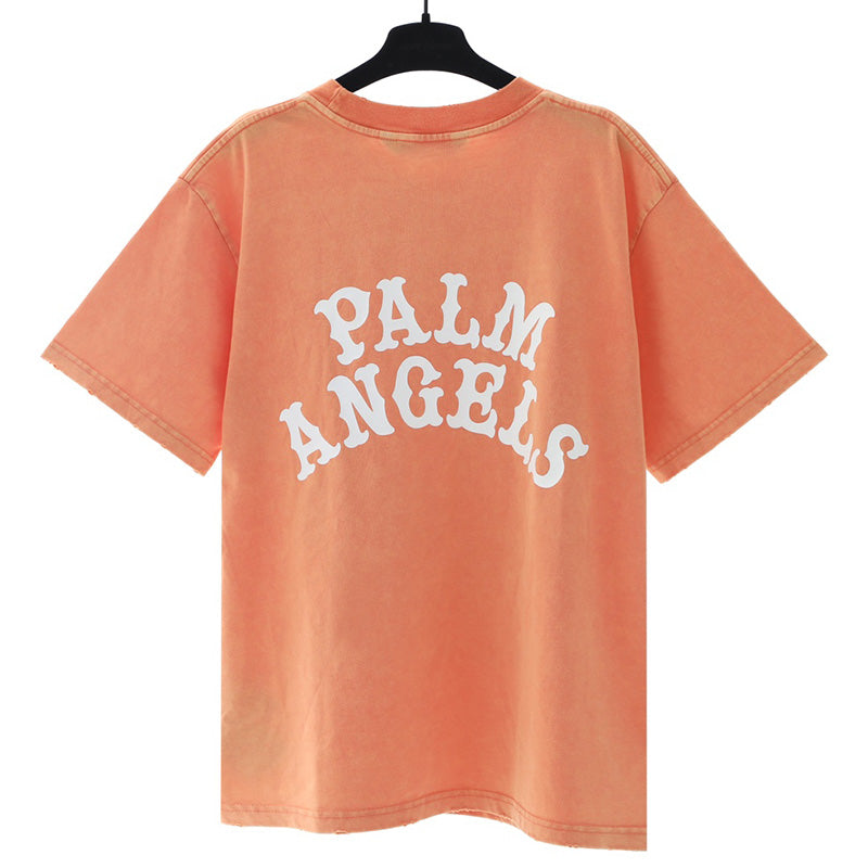 Palm Angels Dice Game Logo Classic T-Shirt – Grey | 100% Cotton