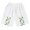 OFF-WHITE "Brush Arrows" Raw-Cut Cotton Shorts