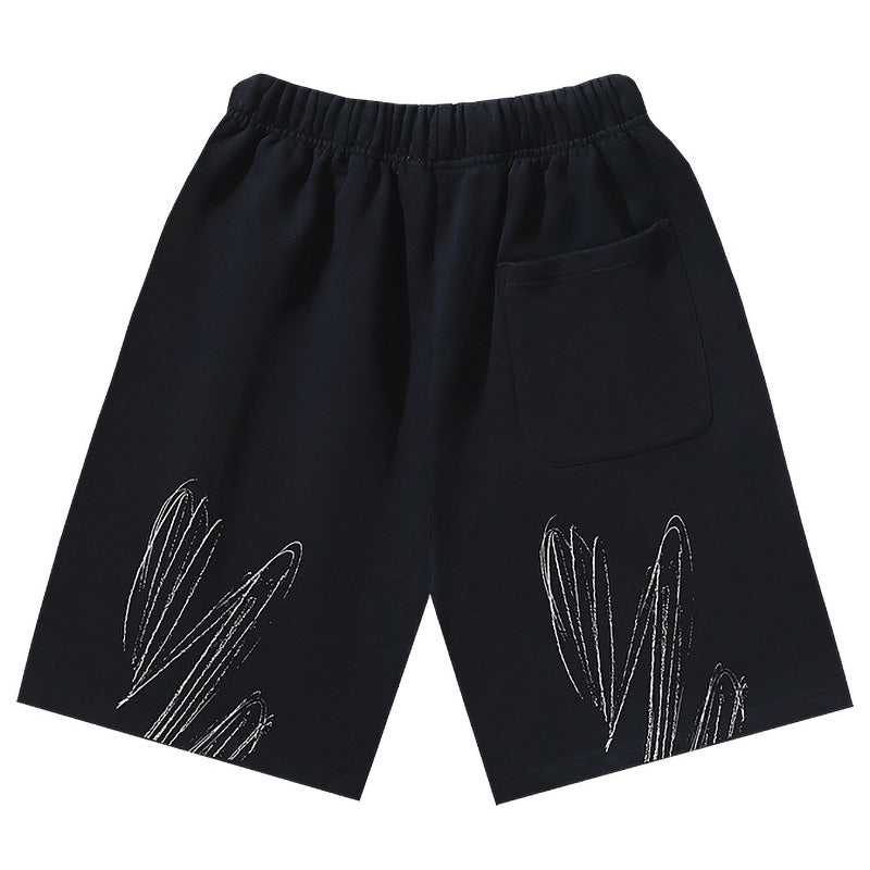 OFF-WHITE "OFF" Stencil Logo Cotton Sweatshorts