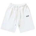 OFF-WHITE "OFF" Stencil Logo Cotton Sweatshorts