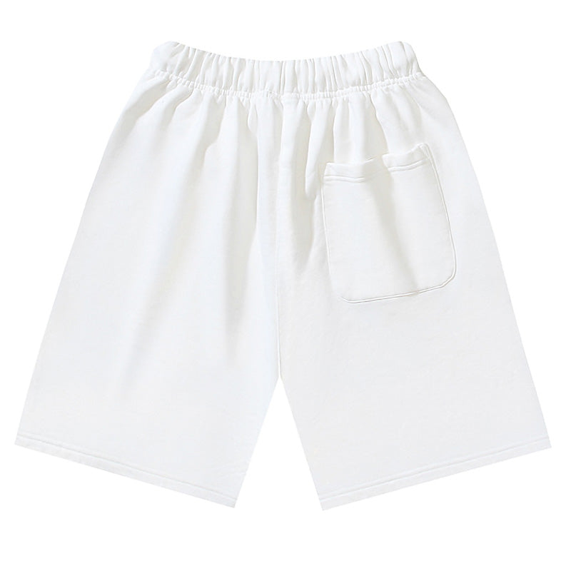 OFF-WHITE "Hand Off" Cartoon Logo Cotton Sweatshorts