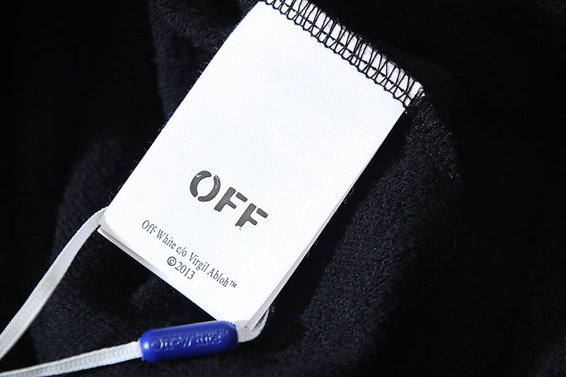 OFF-WHITE "Hand Sign" Logo Cotton Sweatshorts