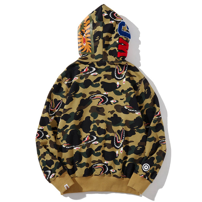 BAPE Shark 1st Camo Full-Zip Hoodie