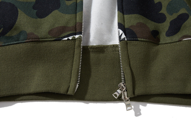BAPE Shark 1st Camo Full-Zip Hoodie