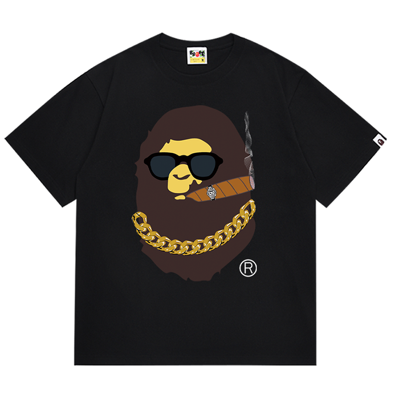 BAPE Ape Head Smoking Print Los Angeles Limited T-Shirt