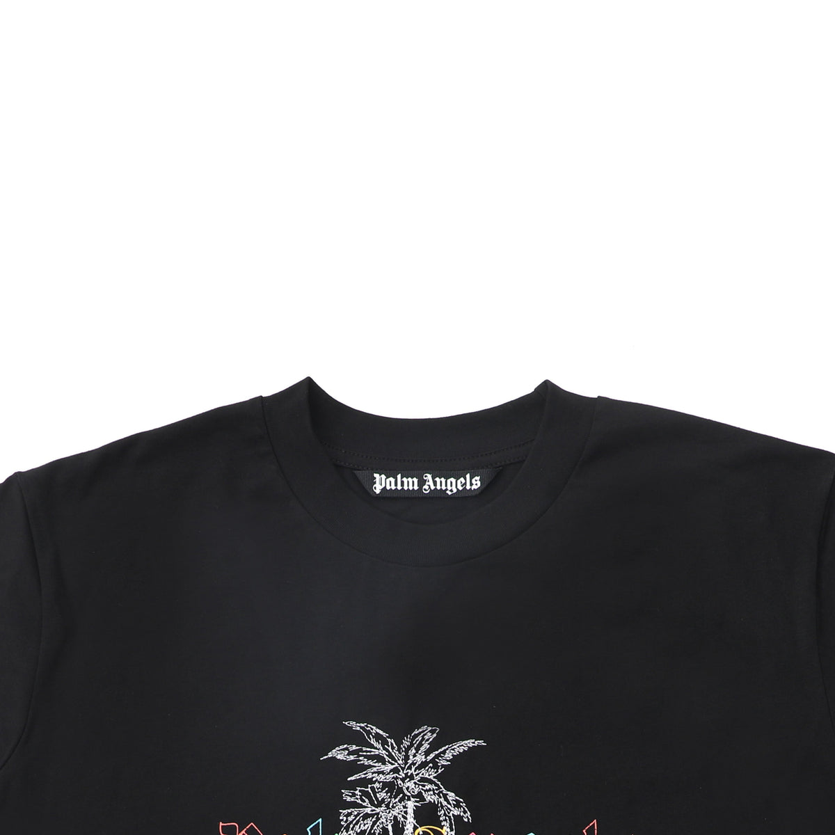 Palm Angels Sunset Palm Logo T-Shirt – 100% Cotton