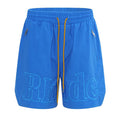 RHUDE Tonal Logo-Print Drawstring Swim Shorts – Blue