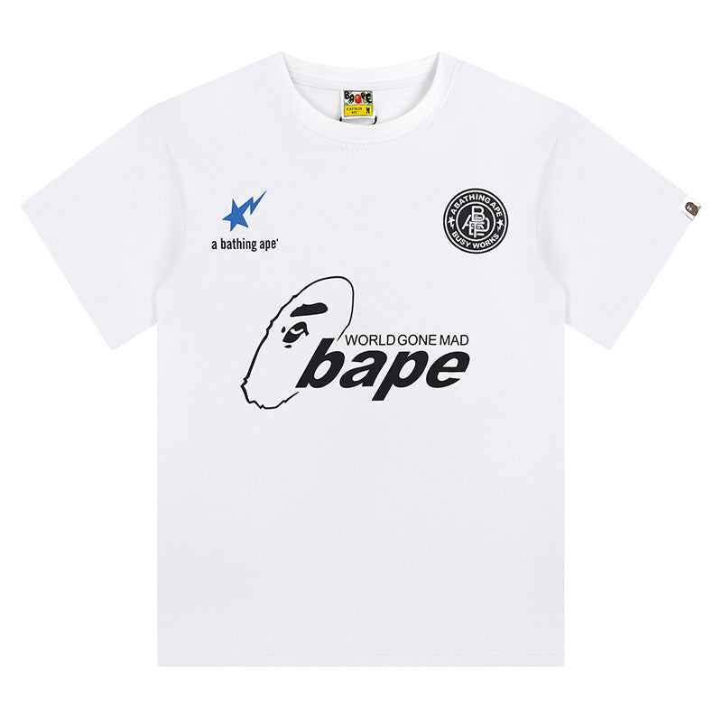 BAPE Soccer #1 Tee - White