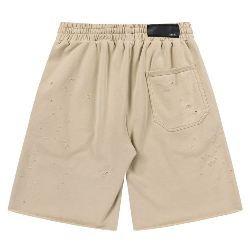 AMIRI Logo-Embellished Cotton Track Shorts