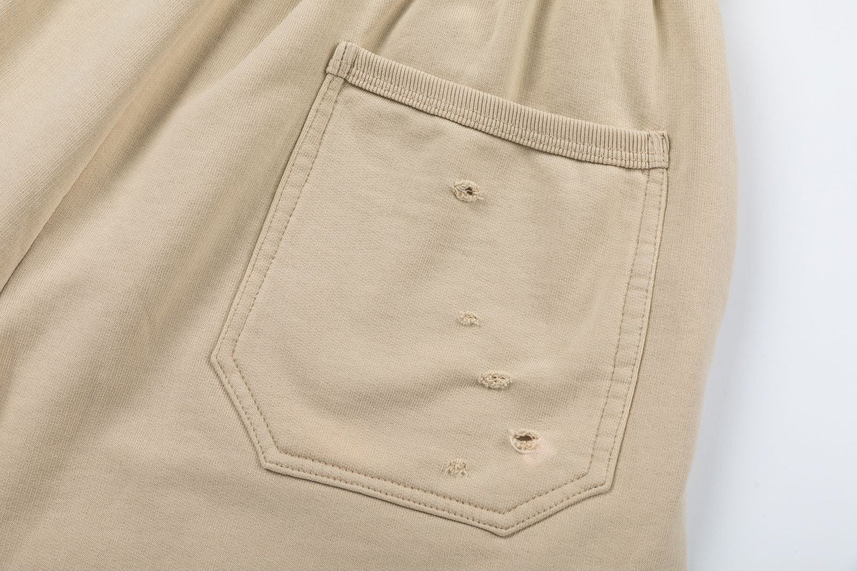 AMIRI Logo-Embellished Cotton Track Shorts